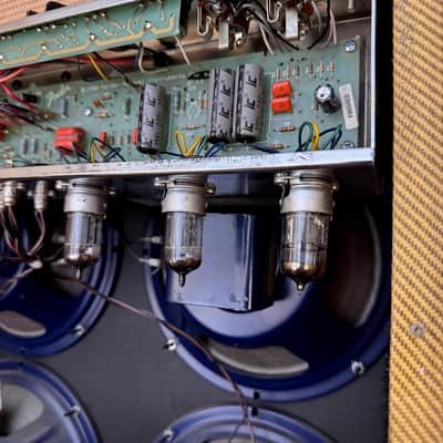 Vintage 1991 Fender Bassman 5F6-A 4x10 Tweed RI Valve Amplifier *Ex Eric Clapton* image 19