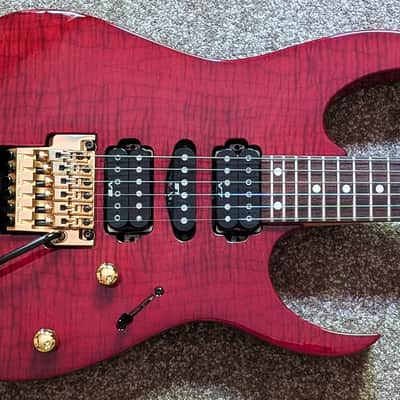 RARE! 1995 Ibanez RG570CT TBY - Transparent Burgundy, Wizard Neck / Made in Japan /, including hard case!FREE Shipping in EU! VIDEO! image 2