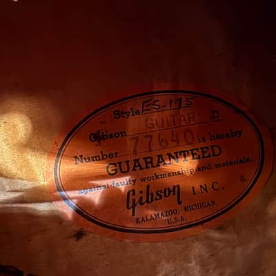 Gibson ES-175D 1961 - Sunburst image 21