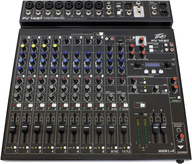 Peavey PV 14 BT 14 Channel Compact Mixer with Bluetooth image 1