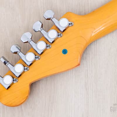1985 Fender Boxer Series Stratocaster ST557 Sunburst w/ Blade Shooter, Japan MIJ Fujigen image 5