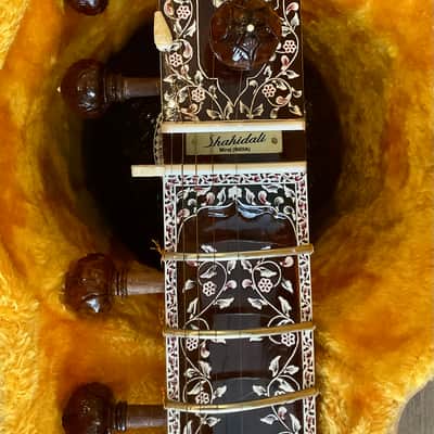 Shahidali-Miraj Professional Handmade Sitar w/ Hardshell Case image 2