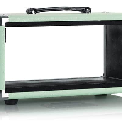 Gator - GR-RETRORACK-4SG - Vintage Amp Vibe Rack Case - 4U - Seafoam Green image 4