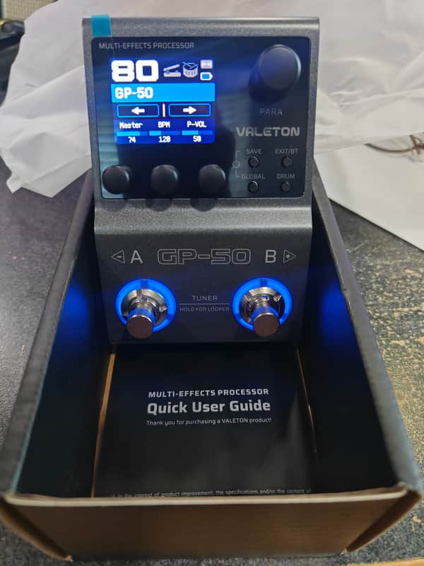 Valeton GP-50 - Multi-Effects Processor Guitar/Bass/Acoustic SnapTone & IR Loader image 1