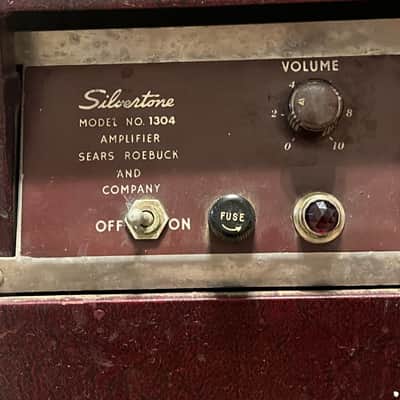 Vintage 1950’s Silvertone Model 1304 Tube Guitar Amplifier image 4