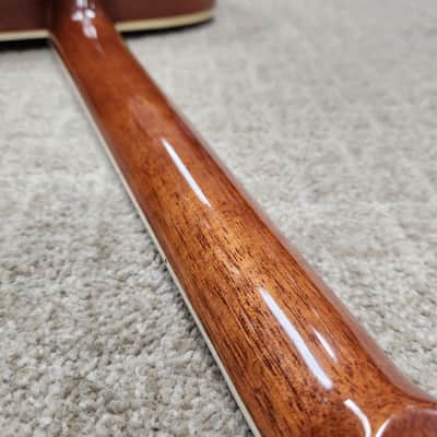 1980s Hohner Leyanda Line HMW-600N Dreadnought w/ Original Soft Shell Case image 12