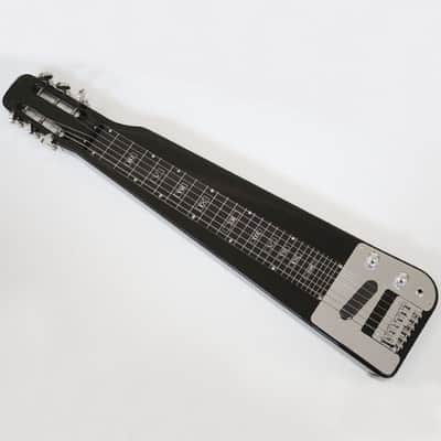 lap steel guitar-black image 1