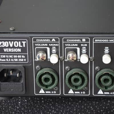 TECAMP Bonafide * 820W 2-channel solid state Bass amp * Made in Germany * balanced DI output image 6