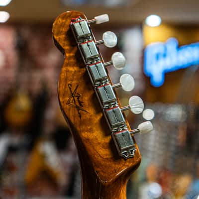 Fender CS American Custom Tele NOS 1-P R3AF MN SBT 2025 - Sapphire Blue Transparent image 13
