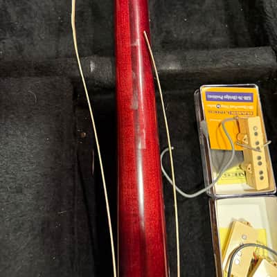Washburn B-20 8 String Bass 1970s - Sunburst image 8