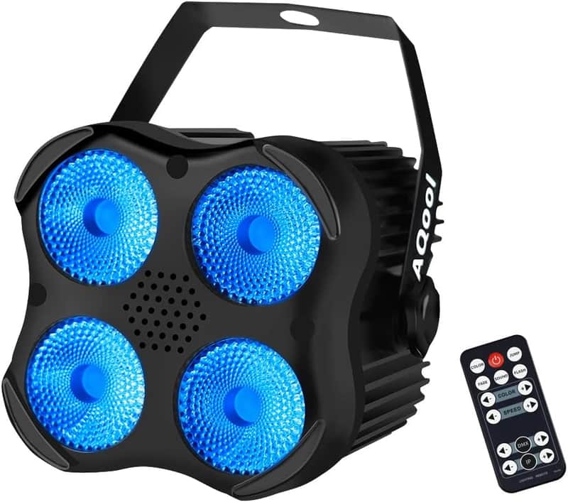 Stage Par Lights, RGBW LED Par Can Light,Super Bright DJ Wash Light with Remote & DMX Control,Sound Activated Uplights for Event Wedding Birthday Church Christmas Party Dance Show image 1