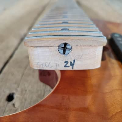Tom Anderson Drop Top One of Two with Redwood Body 1991 - Honeyburst image 25
