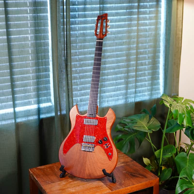 Moar Dolly 2025 Handmade Danish Boutique Guitar | Roasted Mahogany | Hand-Wound P90 & Mini Humbucker | Rare image 1
