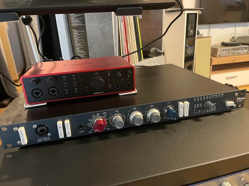 AMS Neve 1073SPX Mic Pre / EQ 2010s - Blue image 1