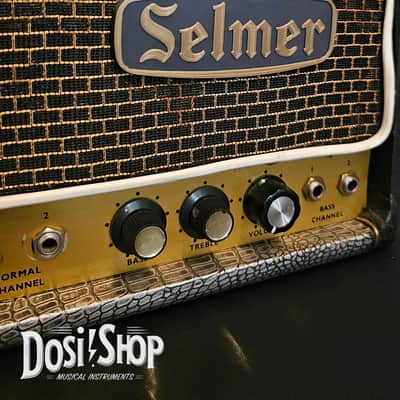 Immagine Selmer Truvoice Bassmaster 50 Fifty - Croc Skin Early MkI - 1963/1965 - Original Vintage British Sound - 2