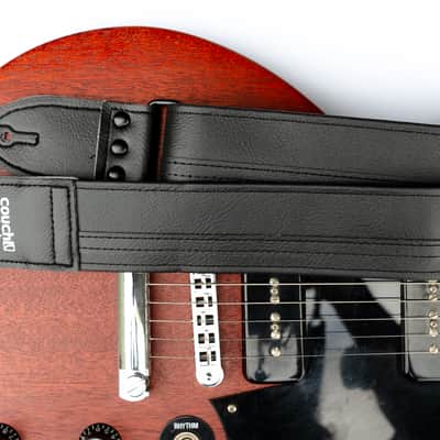 Couch All Black Racer X Guitar Strap image 4