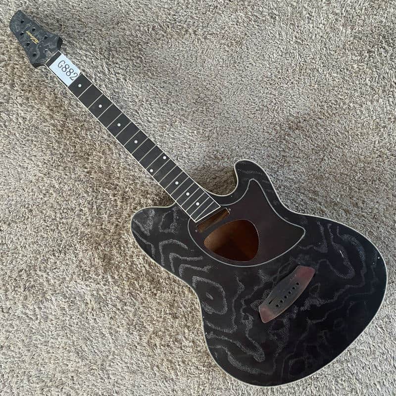 Black Ibanez Talman Acoustic Guitar, Maple Top Body, Mahogany Neck image 1