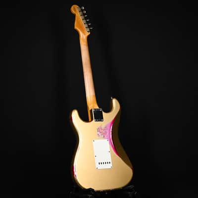 Fender Custom Shop 1962 Stratocaster Heavy Relic Aztec Gold / Pink Paisley Josefina Hand Wound Pickups 2024 (R132759) image 14