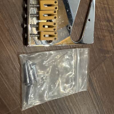 Gotoh GTC201 Telecaster Bridge Chrome with Tusq saddles image 4