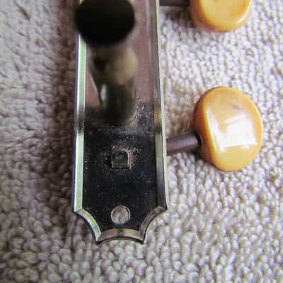 Kluson Double Line 3 On A Strip Bass Side Tuners 65ish Vintage Kluson Double Line Tuners W/Bent Key image 3