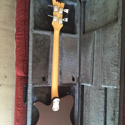 Mosrite 350 Stereo Bass '70s Burgundy image 9