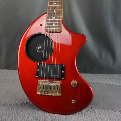 Fernandes ZO-3 Electric Guitar w/ Built-In Speaker, Gig Bag – Red – Made in Japan image 2
