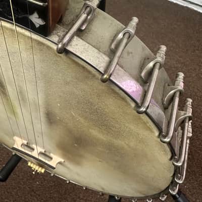 Used A.C. Fairbanks Co. Makers Boston, MASS. 5 String Banjo Late 1890s?? Open Back AS IS image 12