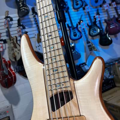 Ibanez Premium SR5FMDX2 5-string Natural Low Gloss Auth Dealer! FREE PLEK! 960 image 6