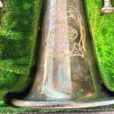 Bettoney Silva-Bet Orchestral pair Clarinets 1925 - Silver Plated image 5