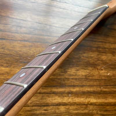 Mahogany Strat Neck fits fender Stratocaster body 22 frets image 5