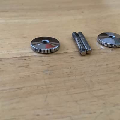 Gibson Stop tailpiece 1970’s - Chrome+ abr-1 bridge pins and domed thumb wheels image 8