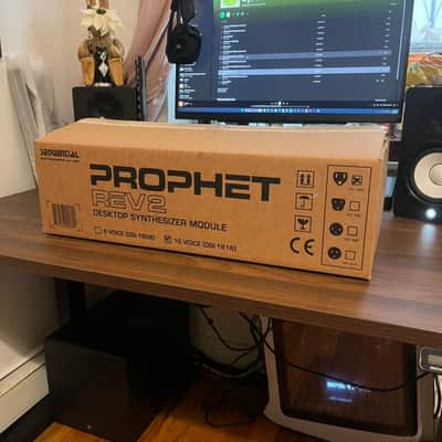 Sequential Prophet Rev2 Desktop 16-Voice Polyphonic Synthesizer 2018 - Present - Black with Wood Sides image 12