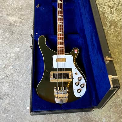 Rickenbacker 4001 Bass guitar 1978 Jetglo original vintage USA ric image 4