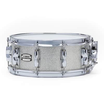 Yamaha Recording Custom Snare Drum 14x5.5 Silver Sparkle image 2