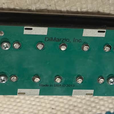 DiMarzio Rainmaker 7 String Neck Humbucker White W/Chrome Poles DP 723 image 2