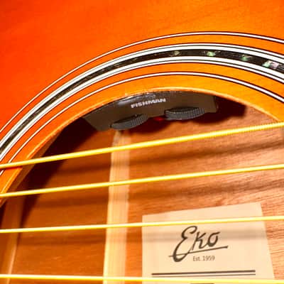 Eko Ranger VI VR EQ - Natural - Acoustic/Electric Guitar (06217128) image 7
