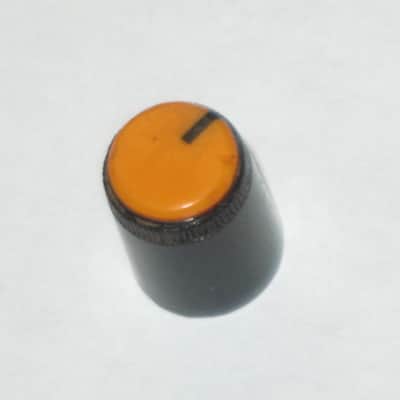 ONE lightly used genuine Boss DF-2 KNOB, fits split shaft shaft (stem) mid 1980s - early 1990s - TOP: orange with black marker // SIDEs: black // hard plastic (NO pedal / NO other items) image 25