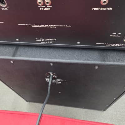 PRS Harmonic Generator 70 watt Head and 4x12 Cabinet 1990s - Black image 12