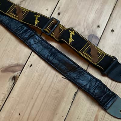 Circa 1980s / 90s Fender Monogrammed Guitar Strap USA image 1