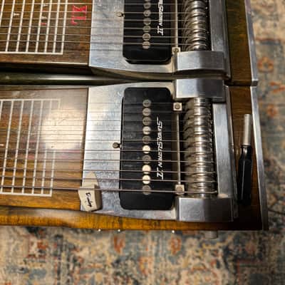 MSA Super Sustain II Vintage XL Double Neck Pedal Steel Guitar W/Case image 7