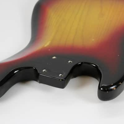 1973 Vintage Fender Jazz Bass Alder Sunburst BODY 1970s USA image 13