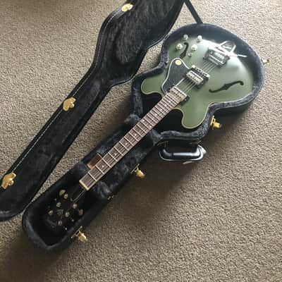 Gibson ES-335 Custom Shop Chris Cornell Tribute — Limited Edition 2018-19 - Matte Olive Drab Green satin nitro finish image 6
