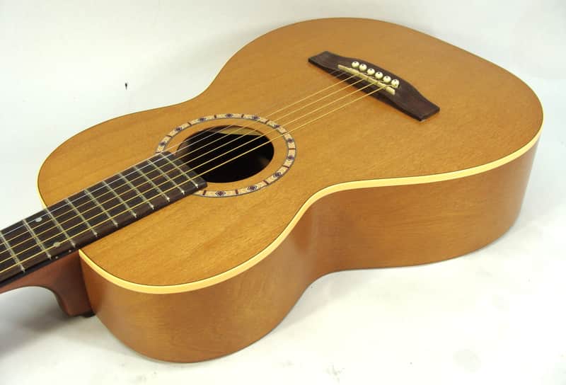 BEAUTIFUL ART & LUTHERIE ACOUSTIC PARLOR GUITAR AMI ALMOND 023097000364 GODIN image 1