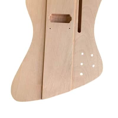 DIY Project Firebird Style Guitar Mahogany Body with Neck, Rosewood Fingerboard image 3
