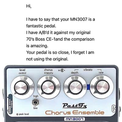 PastFx Chorus Ensemble MN3007 + True Bypass Mod! ( Ce-1 / Ce 1
