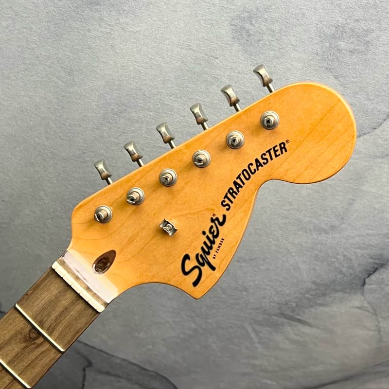 Squier Classic Vibe 70s Loaded Stratocaster Neck Vintage Tint with CBS Style Headstock image 1
