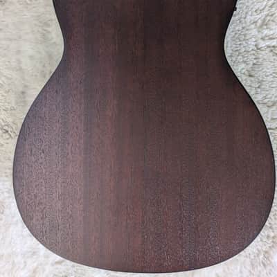 Tagima Utah Gran Reserva Parlor Acoustic/Electric Guitar - Open Pore Dark Mahogany - B stock image 4