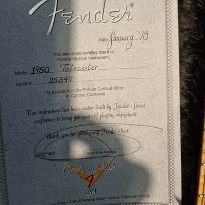 Fender Custom Shop Custom Deluxe Telecaster image 7