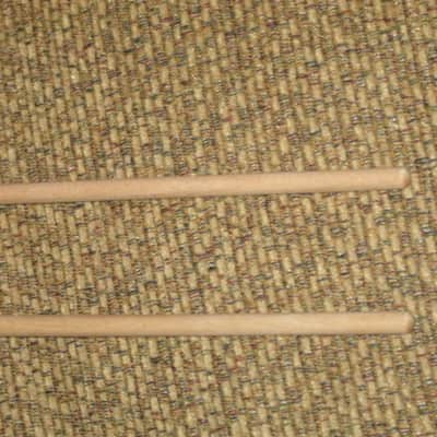ONE pair new (with packaging) Malletech NR29B Mallets (Xylo / Bell / Miramba Mallets):  Natural Rubber, Hard, 1 & 1/8" Round Dark Grey Heads //  Birch Handles (from around 2019) Made in USA image 14