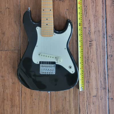 Mini Harmony electric travel guitar short scale image 19